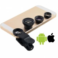 Lente Ojo De Pez 3 En 1 Universal